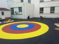 幼儿园塑胶颗粒厂地1